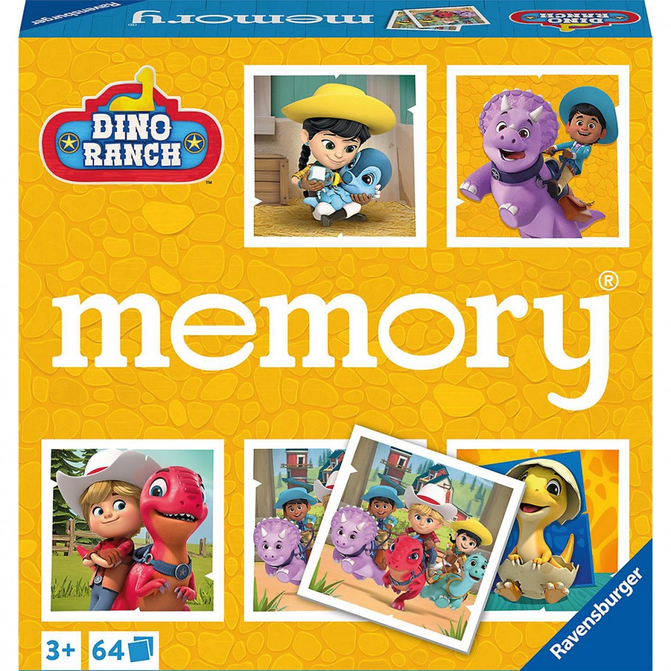 Ravensburger memory Dino Ranch memory Динозавр Ранчо