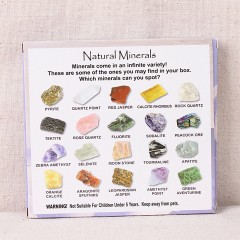 Vicabo Edelsteine Set Mineralien Steine Kristalle Experimentierkasten fur Kinder Набор драгоценных камней Минералы Камни Кристаллы Экспериментальный набор для детей