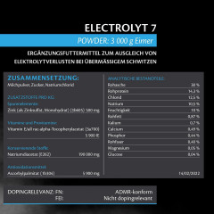 Equistro Elektrolyt 7 3000g, Эквистро Электролит 7 Смесь электролитов для лошадей, 3000г