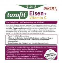 taxofit (таксофит) Direkt Eisen + Folsaure + Vitamin C 20 шт