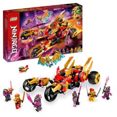 LEGO Ninjago 3er Set: 30592 Mini-Donnerjager + 21172 Der Kristallkonig + 21173 Kais Golddrachen-Raider Набор Ninjago из 3 предметов: 30592 Mini Thunderfighter + 21172 The Crystal King + 21173 Kai’s Gold Dragon Raider