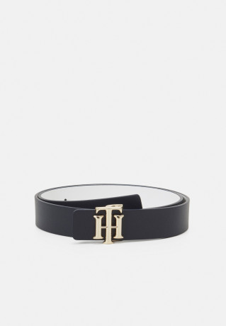 Tommy Hilfiger LOGO Belt desert sky/white ЛОГОТИП Ремень небо пустыни/белый