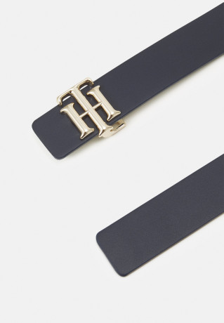 Tommy Hilfiger LOGO Belt desert sky/white ЛОГОТИП Ремень небо пустыни/белый