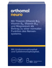 Orthomol neuro Kapseln 90 Stk, Витамины группы B для концентрации и памяти (Германия), 90шт, магний омега 3 коэнзим Q10