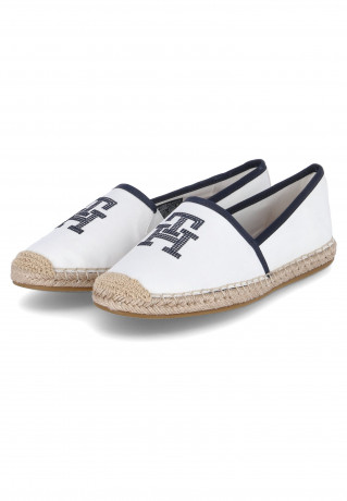 Tommy Hilfiger TH EMBROIDERED Espadrilles weiss TH ВЫШИВАННЫЙ Эспадрильи белый