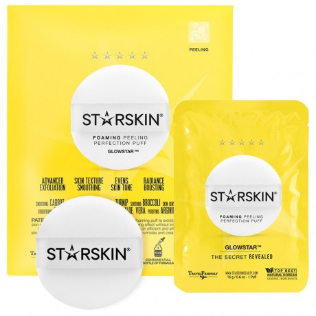 STARSKIN Glowstar™ Foaming Peeling Perfection Puff Glowstar™ Пенящийся отшелушивающий спонж Perfection Puff