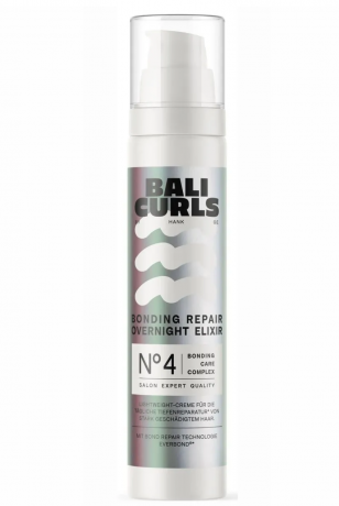 Bali Curls Bonding Repair Elixir 100ml, Эликсир для кудрявых волос Bonding Repair Elixi ночное восстановление без смывания, для повреждённых и сухих волос, r, 100 мл