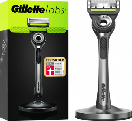 GILLETTE Rasierer, Labs Face, 1 St, Джилетт Набор для бритья Labs Face: станок, 1 сменная кассета и магнитная подставка, 1 набор