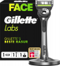 GILLETTE Rasierer, Labs Face, 1 St, Джилетт Набор для бритья Labs Face: станок, 1 сменная кассета и магнитная подставка, 1 набор