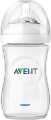 Philips AVENT Бутылочка для Кормления Детей  с Силиконовой Соской 260 мл, от 1 Месяца, 1 шт