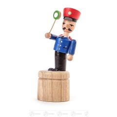 Wackelfigur Wackelfigur Eisenbahner  Hohe ca 8 cm NEU Кивающая фигурка Кивающая фигурка железнодорожника Высота около 8 см НОВИНКА