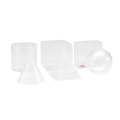 Wissner aktiv lernen Korperformensatz transparent (6 Teile) Набор форм для тела прозрачный (6 деталей)