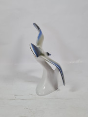 Фигурка винтажная Im Stil Rosenthal &quot;Парящая чайка&quot;, фарфор, 16,5 см, Германия, 1960-70гг.