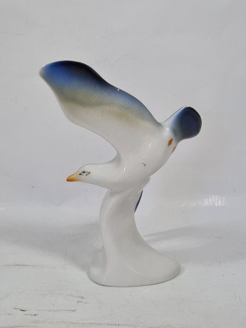 Фигурка винтажная Im Stil Rosenthal "Парящая чайка", фарфор, 16,5 см, Германия, 1960-70гг.
