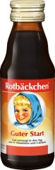 Rotbäckchen Guter start Сок в Компактной Упаковке Обогощенный Кальцием и Комплексом Витаминов для Поддержания Здоровья, 125 мл