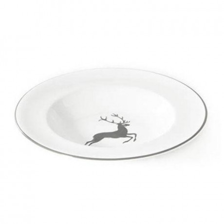 Gmundner Keramik Gmundner Keramik Grauer Hirsch Milchgiesser glatt 0,5 L / h: 10,8 cm Гладкая насадка для молока Gmundner Ceramics Grey Deer 0,5 л / высота: 10,8 см