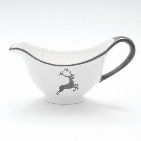 Gmundner Keramik Gmundner Keramik Grauer Hirsch Sauciere Gourmet 0,2 L / h: 10 cm Соусник Gmundner Ceramics Grey Deer Gourmet 0,2 л / высота: 10 см