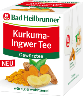 Bad Heilbrunner Kurkuma-Ingwer Tee Чай с имбирем и куркумой