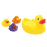 bieco Badeenten Set 4 Stuck Quietscheenten Familie Badewannenspielzeug Baby Bade Ente Badespielzeug Набор резиновых уточек