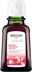 WELEDA ZAHNPFLEGE Ratanhia-Mundwasser, 50 ml, Концентрированный ополаскиватель для рта Ratanhia с ратанией и миррой, 50 мл