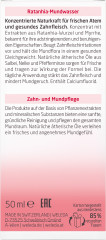 WELEDA ZAHNPFLEGE Ratanhia-Mundwasser, 50 ml, Концентрированный ополаскиватель для рта Ratanhia с ратанией и миррой, 50 мл