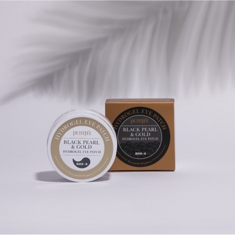 Petitfee PETITFEE Black Pearl & Gold Hydrogel Eye Patch  PETITFEE Гидрогелевые патчи для глаз с черным жемчугом и золотом
