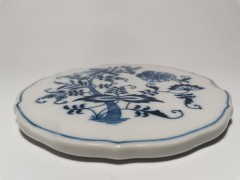 Blue Danube Lipper&amp;Mann, Голубой Дунай Винтажная фарфоровая Подставка под горячее, 15см, Япония