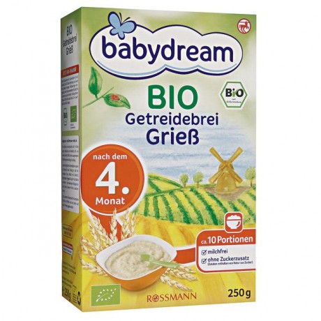 babydream Bio Getreidebrei Каша Манная крупа 250 г