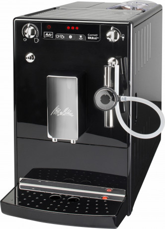 Melitta Melitta Kaffeevollautomat Solo  Perfect Milk E 957-101, schwarz, Cafe cremeEspresso per One Touch, Milchschheisse Milch per Drehregler  Полностью автоматическая кофемашина Melitta Solo Perfect Milk E 957-101, черный, Cafe cremeЭспрессо в одно каса