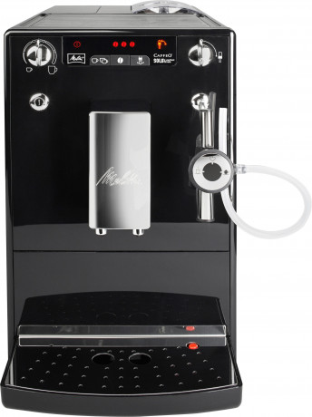 Melitta Melitta Kaffeevollautomat Solo  Perfect Milk E 957-101, schwarz, Cafe cremeEspresso per One Touch, Milchschheisse Milch per Drehregler  Полностью автоматическая кофемашина Melitta Solo Perfect Milk E 957-101, черный, Cafe cremeЭспрессо в одно каса