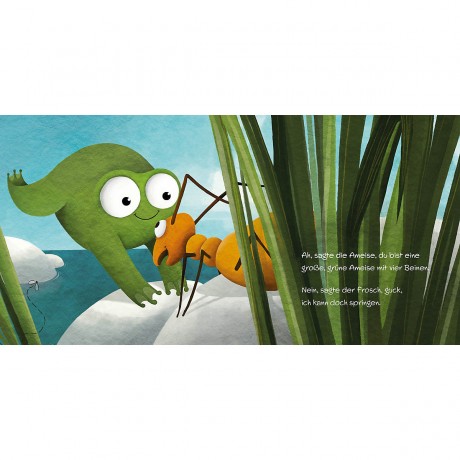 Die Ameise und der Frosch Муравей и лягушка
