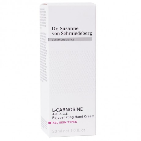 Dr. Susanne von Schmiedeberg L-Carnosine Anti-A.G.E. Rejuvenating Hand Cream L-карнозин против A.G.E. Омолаживающий крем для рук