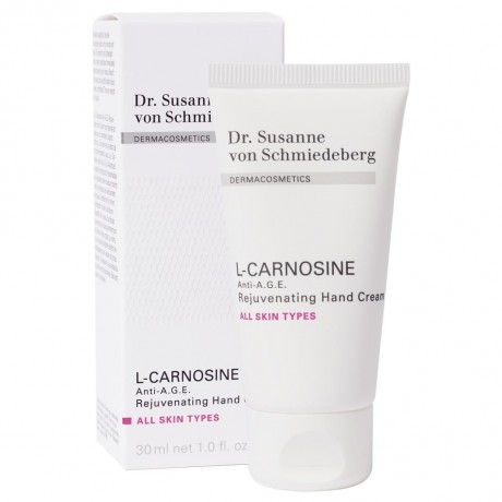 Dr. Susanne von Schmiedeberg L-Carnosine Anti-A.G.E. Rejuvenating Hand Cream L-карнозин против A.G.E. Омолаживающий крем для рук