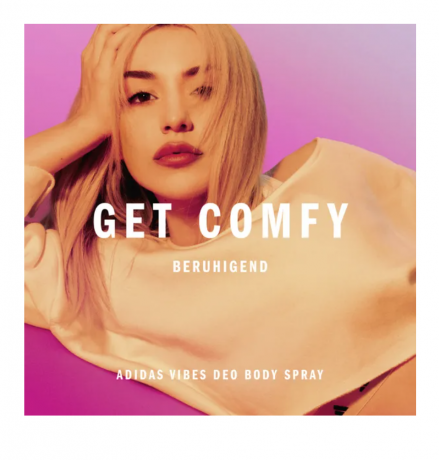 adidas Vibes Get Comfy Deo Bodyspray, Дезодорант-спрей для тела Vibes Get Comfy 150 мл