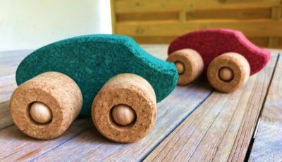 KORXX Spielzeugauto Kork Ente Пробковая утка игрушечной машинки