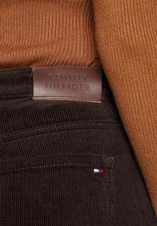 Tommy Hilfiger COMO SKINNY Trousers chocolate COMO SKINNY Брюки шоколад