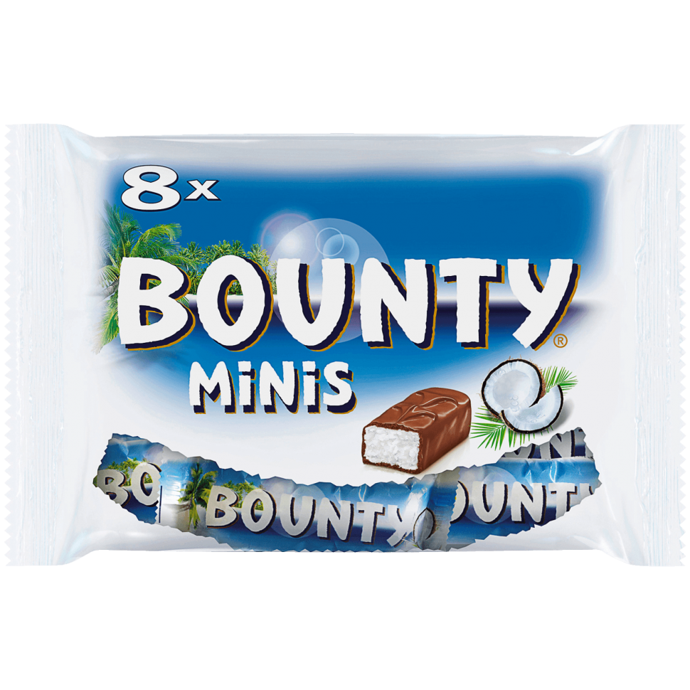 Купить Bounty Minis Шоколадные мини-конфеты Баунти 250г, 8 шт. в  интернет-магазине Diskontshop.eu Германия всего за 497 руб. в