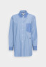 Tommy Hilfiger ORG CO STRIPE OVERSIZED SHIRT LS Blouse blue РУБАШКА ОВЕРСАЙЗ ORG CO В ПОЛОСКУ LS Блузка синий