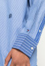 Tommy Hilfiger ORG CO STRIPE OVERSIZED SHIRT LS Blouse blue РУБАШКА ОВЕРСАЙЗ ORG CO В ПОЛОСКУ LS Блузка синий