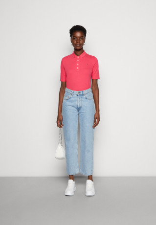 Tommy Hilfiger REG SS Polo shirt pink splendor REG SS Рубашка поло розовое великолепие