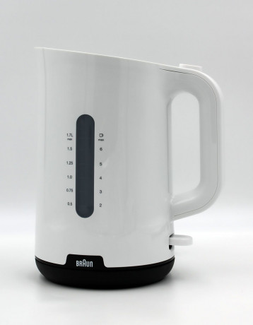 Braun Braun Wasserkocher WK1100WH Wasserkocher weiss/schwarz 1,7L, 2200 Watt  Чайник Braun WK1100WH чайник белый/черный 1,7 л, 2200 Вт