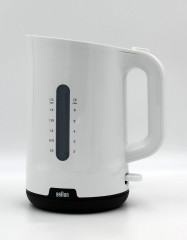 Braun Braun Wasserkocher WK1100WH Wasserkocher weiss/schwarz 1,7L, 2200 Watt Чайник Braun WK1100WH чайник белый/черный 1,7 л, 2200 Вт