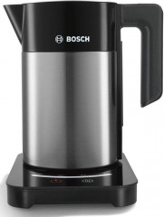 BOSCH BOSCH Wasserkocher TWK7203 Edelstahl/schwarz 1,7 Liter  Чайник BOSCH TWK7203 нержавеющая сталь/черный 1,7 литра