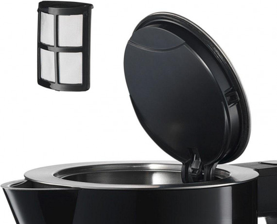 BOSCH BOSCH Wasserkocher TWK7203 Edelstahl/schwarz 1,7 Liter Чайник BOSCH TWK7203 нержавеющая сталь/черный 1,7 литра