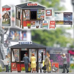 Busch Busch Modelleisenbahn Fachwerkkiosk Фахверковый киоск модели Busch