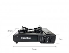 Kingsale Kingsale Gaskocher Portabler Campingkocher 1-flammig Gas-/ Gaskartuschen Kocher 2200W  Газовая плита Kingsale, портативная походная плита, газовая плита с 1 конфоркой/газовым картриджем, 2200 Вт