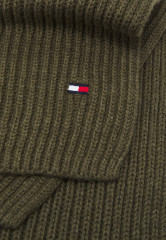 Tommy Hilfiger ESSENTIAL FLAG Scarf army green melange ESSENTIAL FLAG Шарф армейский зеленый меланж
