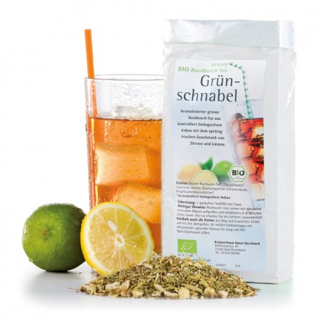 Krauterhaus Sanct Bernhardt Organic green Rooibos Tea "Gr?nschnabel/sapling" 250 g