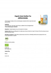 Krauterhaus Sanct Bernhardt Organic green Rooibos Tea &quot;Gr?nschnabel/sapling&quot; 250 g