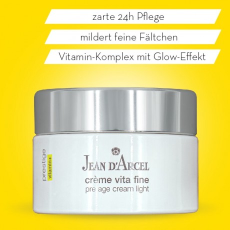 JEAN D'ARCEL creme vita fine PRESTIGE 24h Gesichtscreme reich an Vitaminen-C-A und E creme vita Fine PRESTIGE 24-часовой крем для лица богатый витаминами С, А и Е